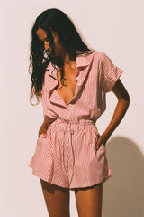 Zion Playsuit Riviera Stripe - Final Sale