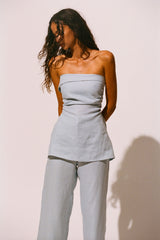 Boe Tunic Top Sky Blue - Final Sale
