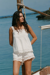Cristina Short Mila Lace Ivory