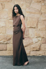 Adelia Maxi Dress Bistre - Final Sale