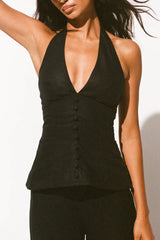 Marie Top Black - Final Sale