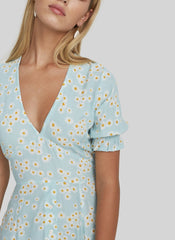 Ari Midi Dress Zhoe Floral Print - Final Sale