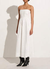 Dominquez Midi Dress White - Final Sale