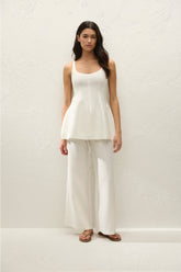 Syna Pant White - Final Sale