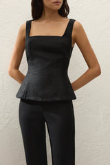 Mina Top Black - Final Sale