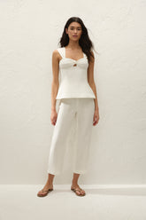 Claudine Pant White - Final Sale