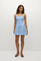 Felice Mini Dress Mineral Blue - Final Sale