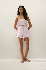 Isole Top Fiori Stripe Palazzo - Final Sale
