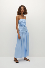 Hedy Maxi Dress Mineral Blue - Final Sale