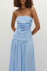 Hedy Maxi Dress Mineral Blue - Final Sale