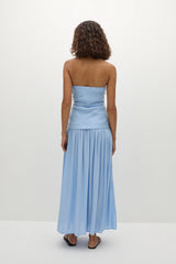 Hedy Maxi Dress Mineral Blue - Final Sale