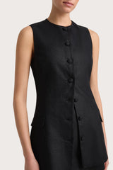 Jane Vest Black - Final Sale