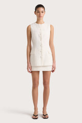 Jane Mini Skirt White - Final Sale