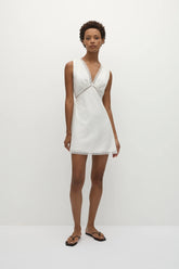 Denise Mini Dress White - Final Sale
