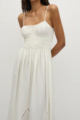 Meline Maxi Dress White - Final Sale