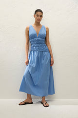 Saja Maxi Dress Venice Blue - Final Sale