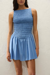 Martina Mini Dress Venice Blue - Final Sale