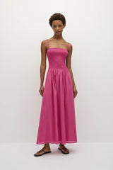 Phoebe Maxi Dress Cerise - Final Sale