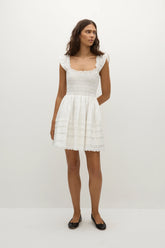 Maja Mini Dress White - Final Sale