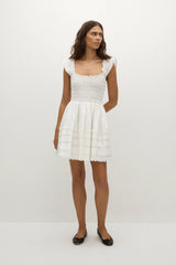 Maja Mini Dress White - Final Sale