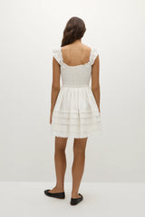 Maja Mini Dress White - Final Sale