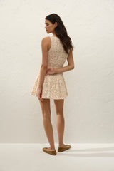 Gala Mini Dress Linnea Dot Panna - Final Sale