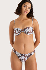 Bebe Bikini Bottom Plumeria - Final Sale