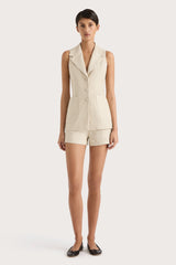 Josette Vest Natural - Final Sale