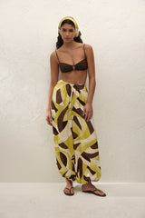 Soleil Head Scarf Mila Geometric Print