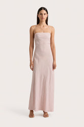 Lusia Maxi Dress Oliander Blush - Final Sale