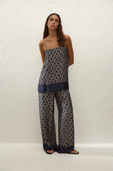 Aina Top Juanita Swirl Indigo - Final Sale