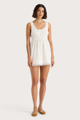 Juliet Mini Dress White - Final Sale
