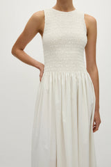 Alena Maxi Dress White - Final Sale