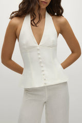 Marie Top White - Final Sale