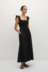 Eudora Midi Dress Black - Final Sale