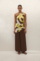 Cove Balloon Pant Chocolate