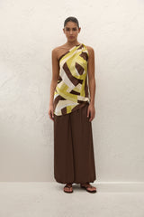 Cove Balloon Pant Chocolate