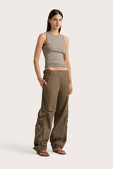Maceio Top Walnut Stripe - Final Sale