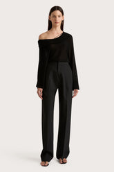 Cecilie Knit Top Black - Final Sale