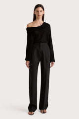 Cecilie Knit Top Black - Final Sale