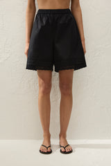 Filomena Short Fiore Lace Black - Final Sale