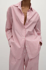 En Vau Oversized Shirt Riviera Stripe - Final Sale