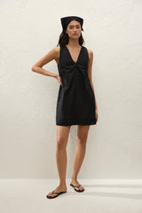 Dion Mini Dress Fiore Lace Black - Final Sale