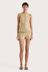 Florine Mini Shorts Caramel - Final Sale