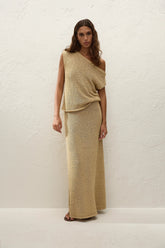 Micah Skirt Wheat - Final Sale