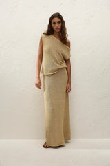 Micah Skirt Wheat - Final Sale