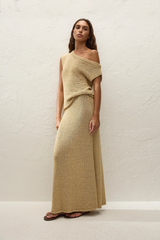 Micah Skirt Wheat - Final Sale