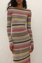 Pedro Maxi Dress Perla Stripe