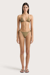 Sete Bikini Top Khaki - Final Sale
