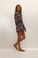 Sierra Mini Dress Cadaquès Stripe